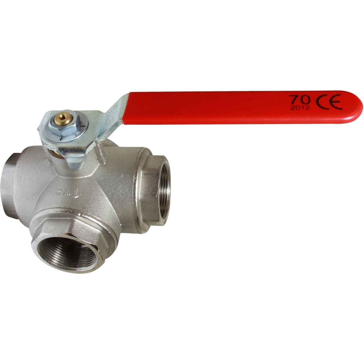 Maestrini Brass Reduced Passage L Port Valve (1-1/2" BSP) 405407