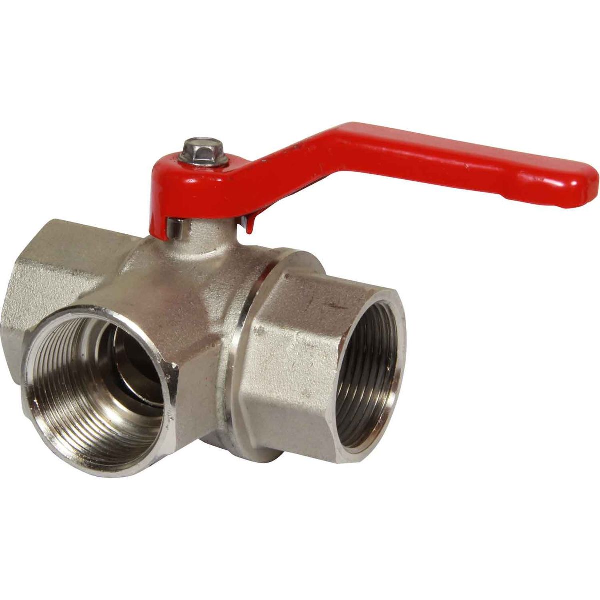 Maestrini Brass Full Bore L Port Valve (1-1/4" BSP) 405426