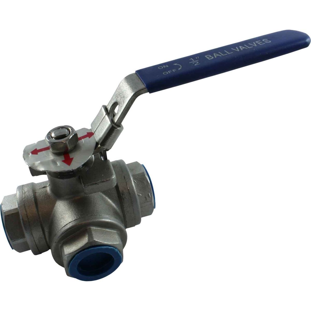 Osculati Stainless Steel T Port Valve (1/2" BSP Female Ports) 405463