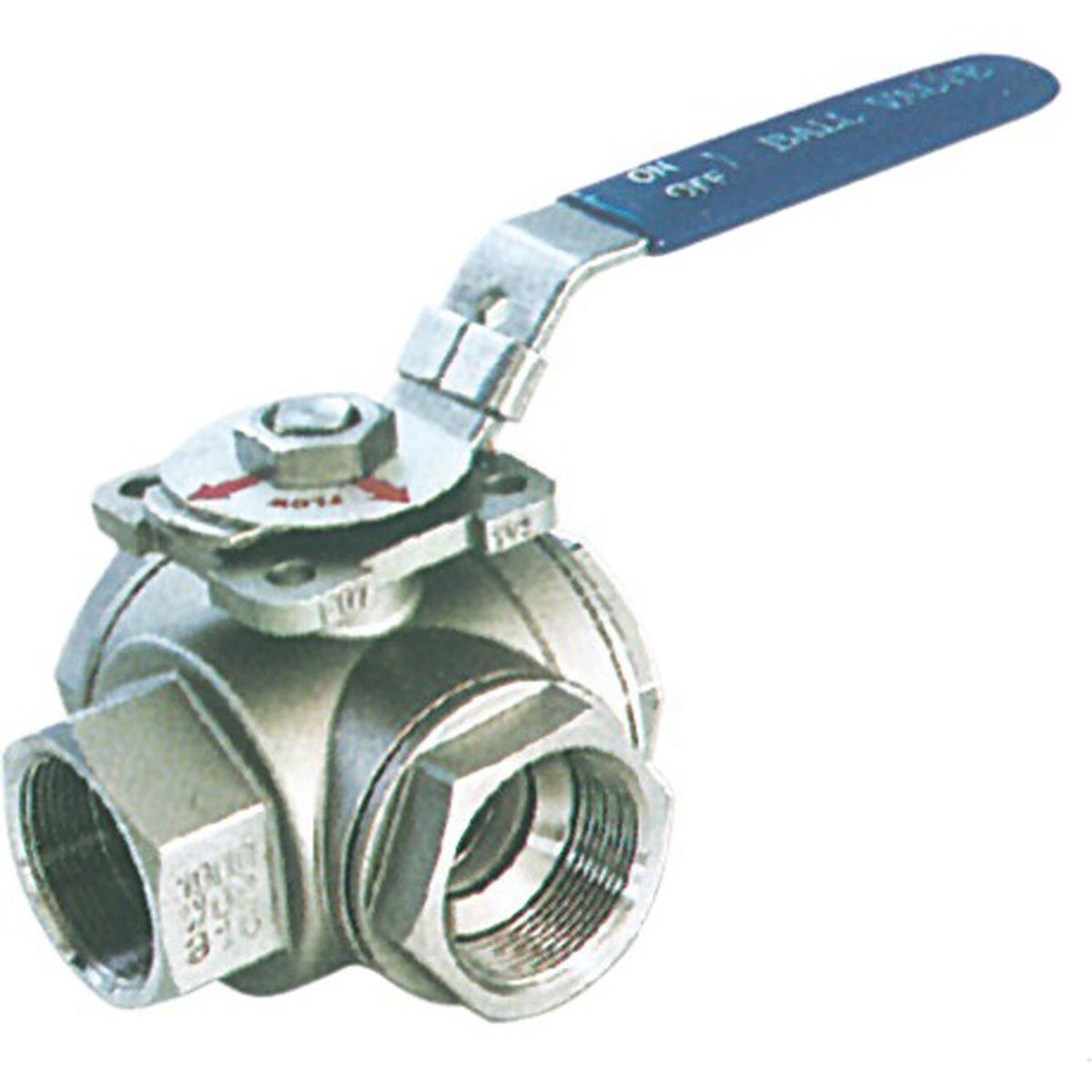 Osculati Stainless Steel T Port Valve (1-1/2" BSP Female Ports) 405467