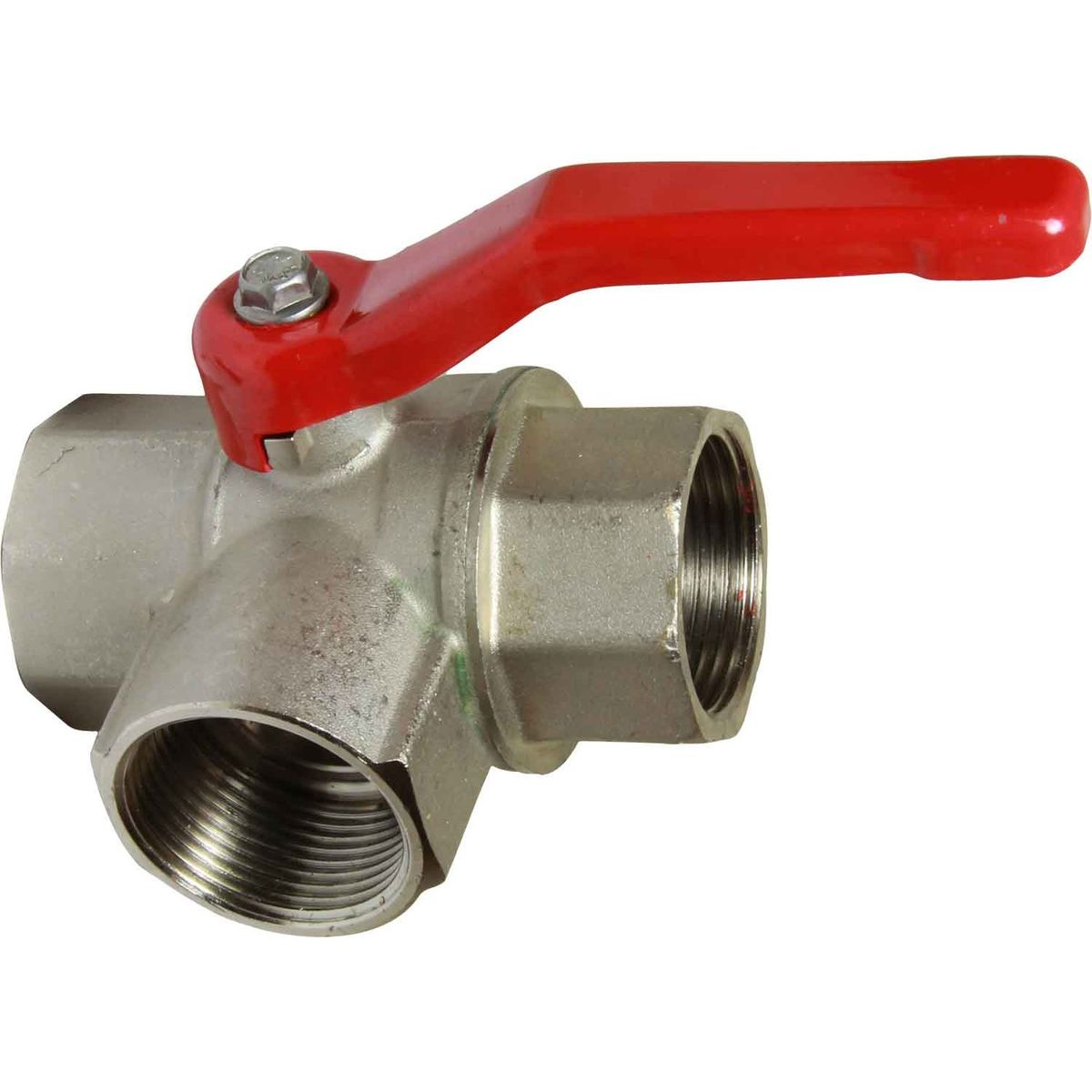 Maestrini Brass Full Bore T Port Valve (1-1/4" BSP) 405526