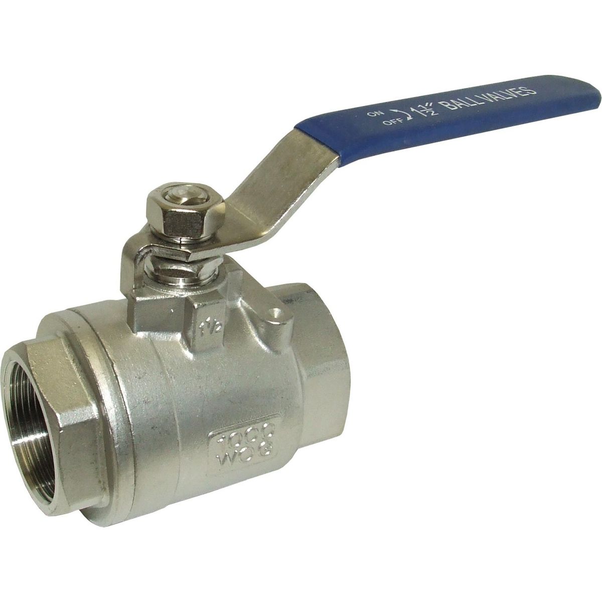 Osculati Stainless Steel Ball Valve (Female Each End / 1-1/2" BSP) 405757