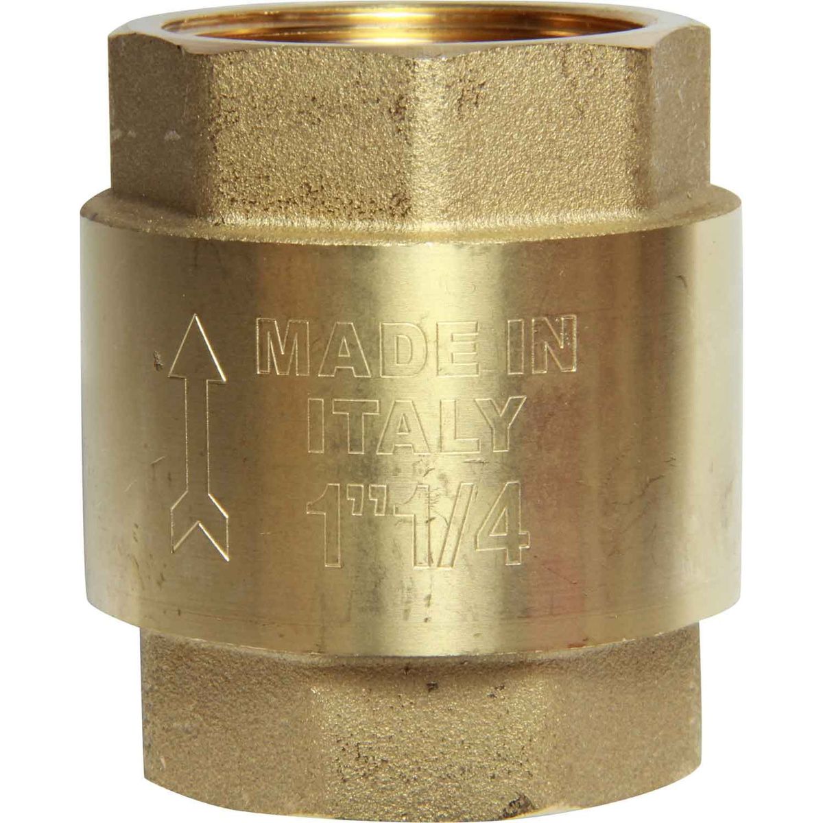 Maestrini Brass Inline Spring Check Valve (Female / 1-1/4" BSP) 406606