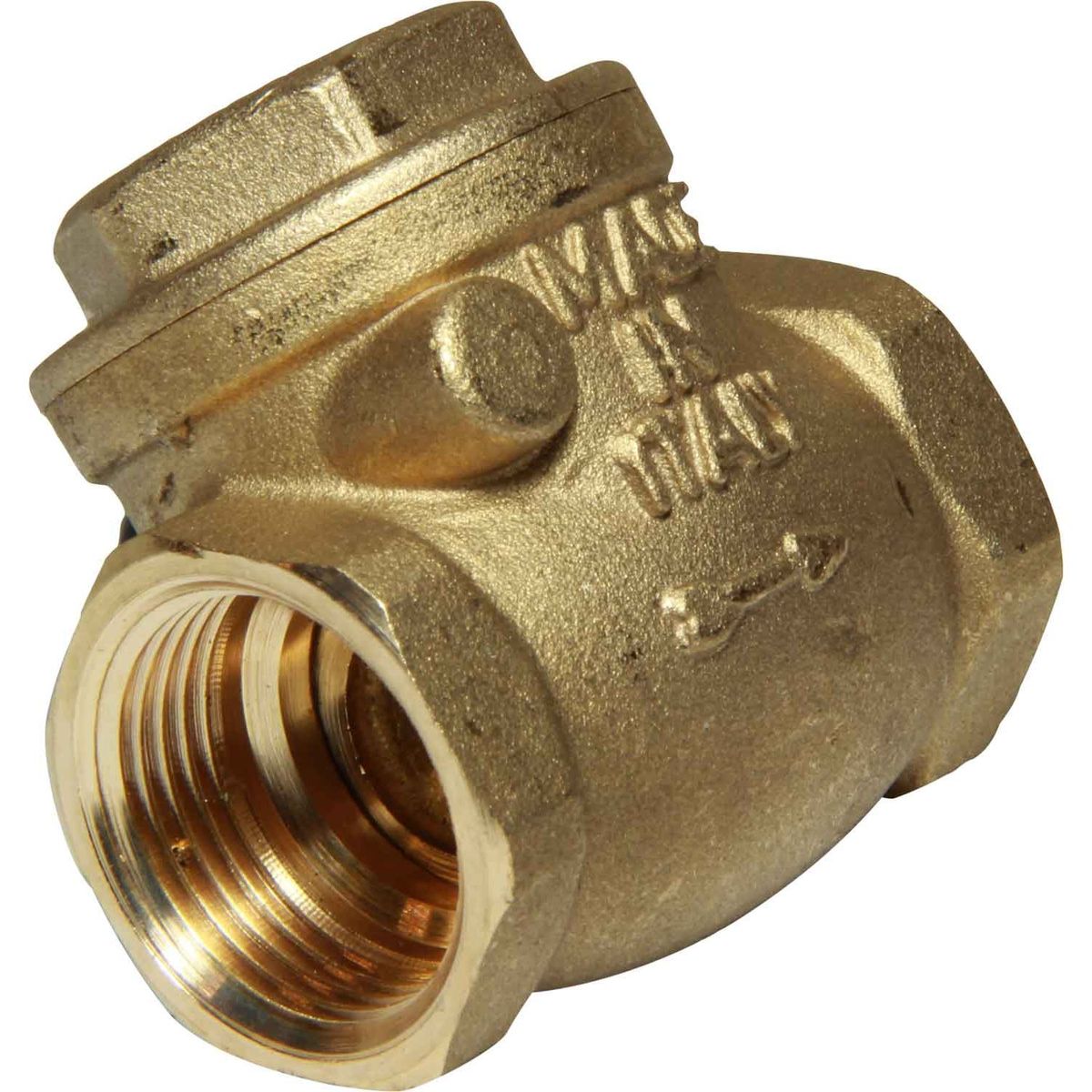 Maestrini Brass Inline Swing Check Valve (Female / 3/4" BSP) 406704