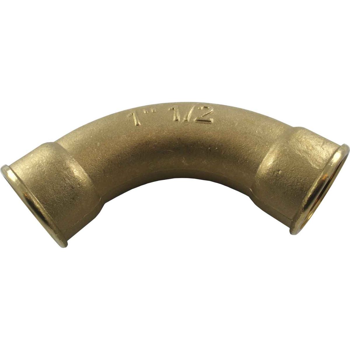 Maestrini Brass Swept 90 Degree Elbow (Female Ports / 1-1/2" BSP) 407027