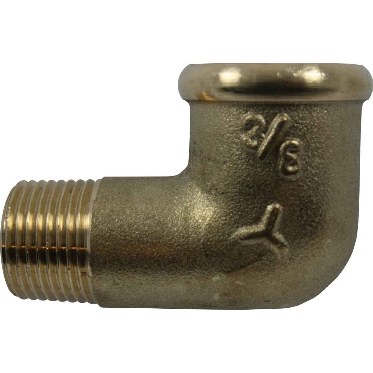 Maestrini Brass Compact 90 Degree Elbow (3/8" BSPT Male/BSP Female) 407042