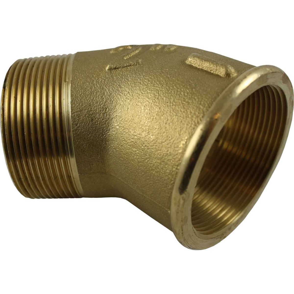 Maestrini Brass Compact 45 Degree Elbow (2" BSPT Male/BSP Female) 407098