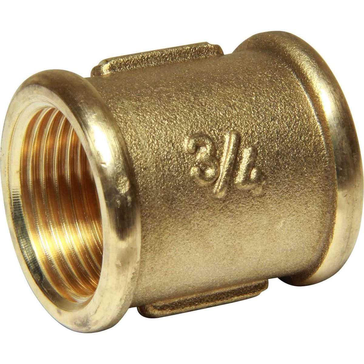 Maestrini Brass Equal Socket (Female Ports / 3/4" BSP) 407204