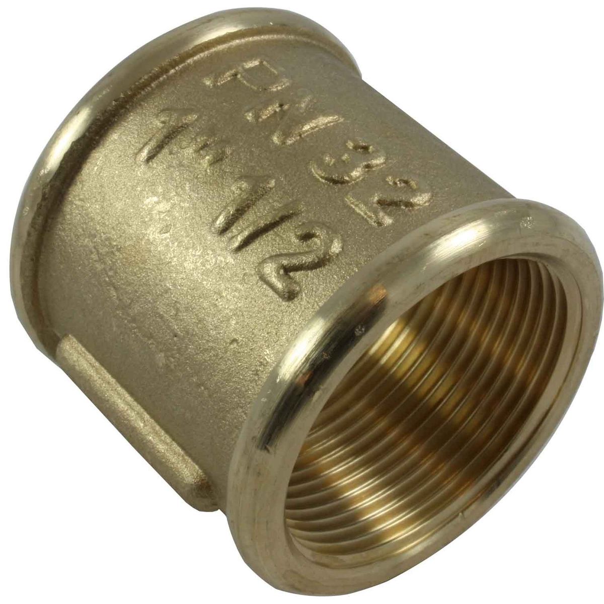 Maestrini Brass Equal Socket (Female Ports / 1-1/2" BSP) 407207