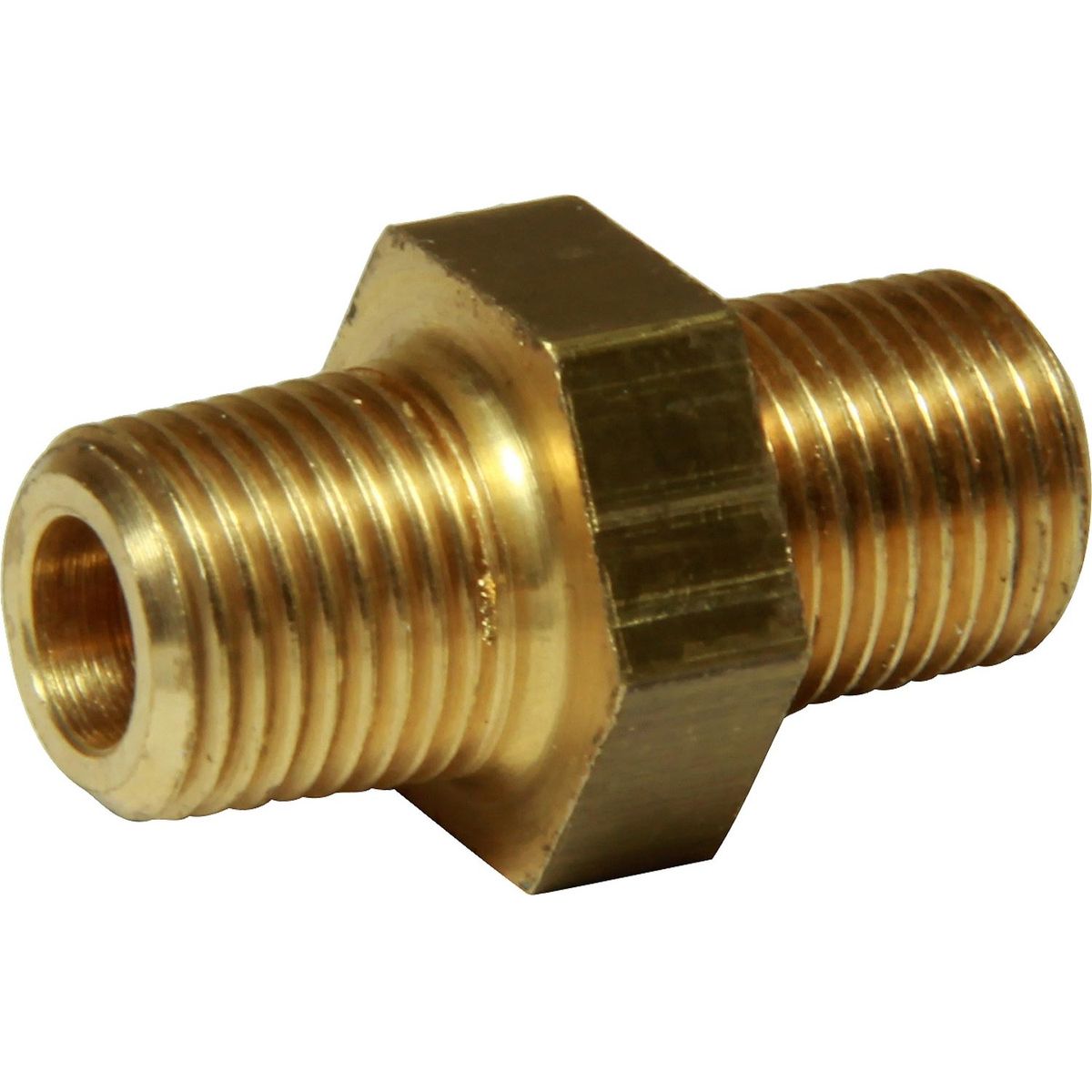 Maestrini Brass Equal Nipple (Male Thread / 1/8" BSPT) 407600