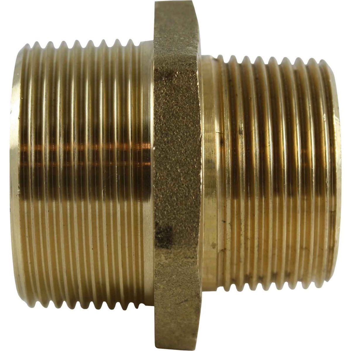 Maestrini Brass Reducing Nipple (1-1/2" BSPT Male to 1-1/4" BSPT Male) 407626