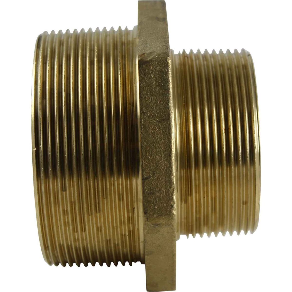 Maestrini Brass Reducing Nipple (2-1/2" BSPT Male to 2" BSPT Male) 407628