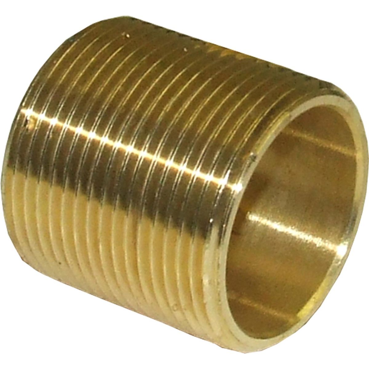 Maestrini Brass Equal Running Nipple (1-1/4" BSP / 38mm Long) 407676