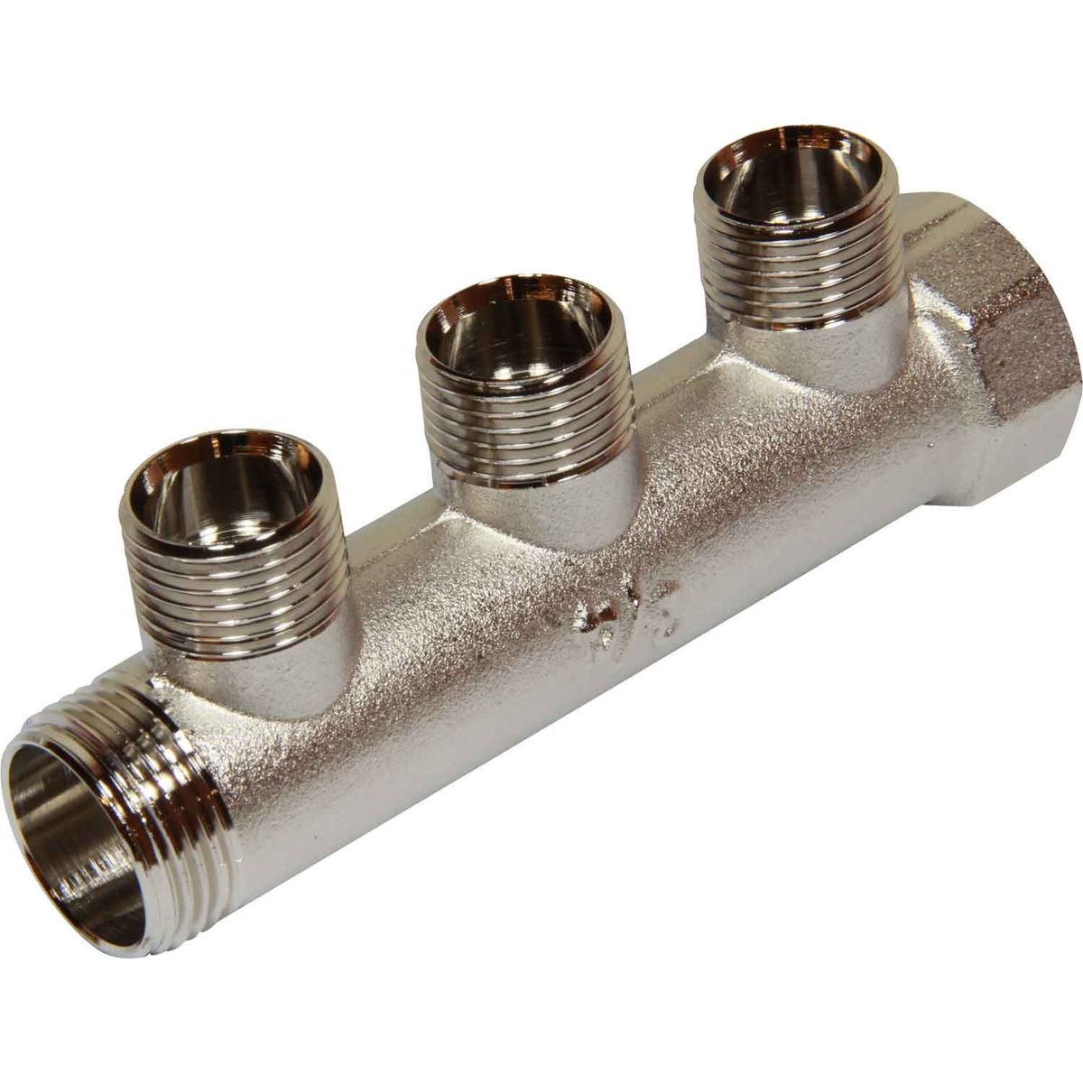 Maestrini Brass Male Pipe Manifold (3/4" BSP with 3 x 1/2" Inlets) 407943