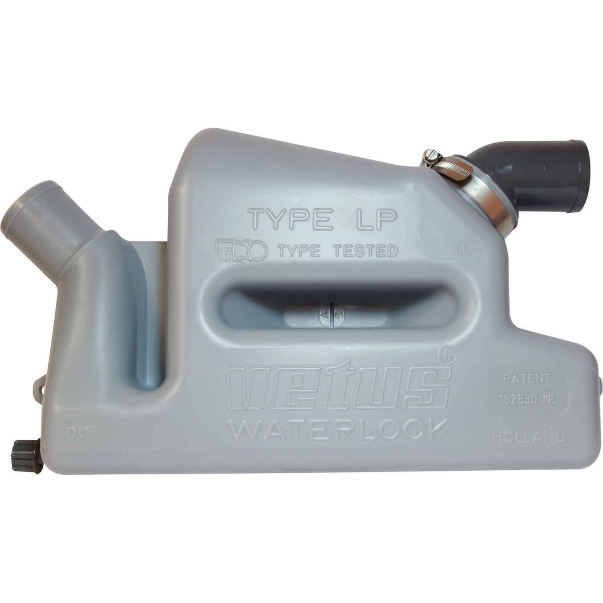 Vetus LP45R Plastic Marine Waterlock (45mm / 4.3 Litres) 410304