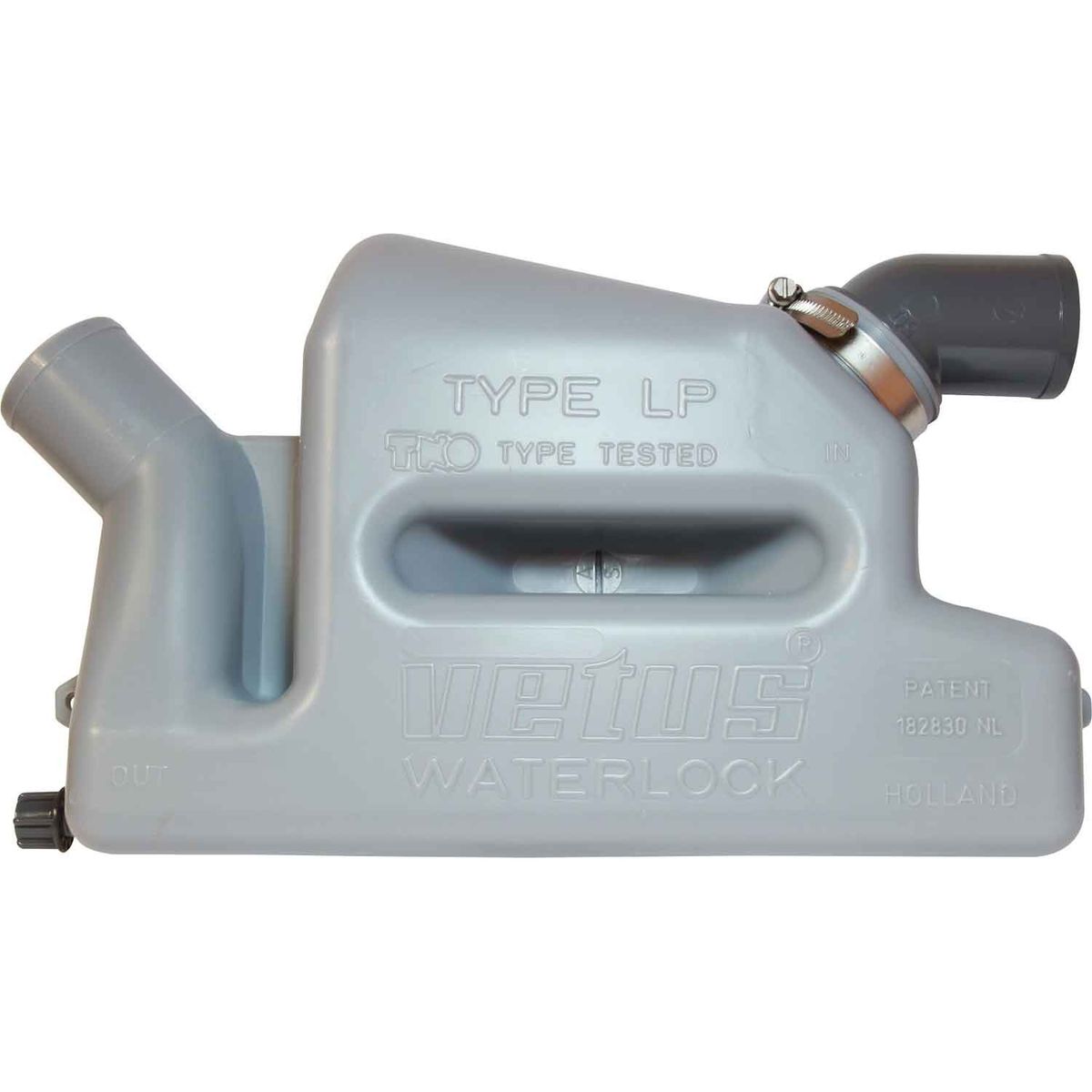 Vetus LP50R Plastic Marine Waterlock (50mm / 4.3 Litres) 410306