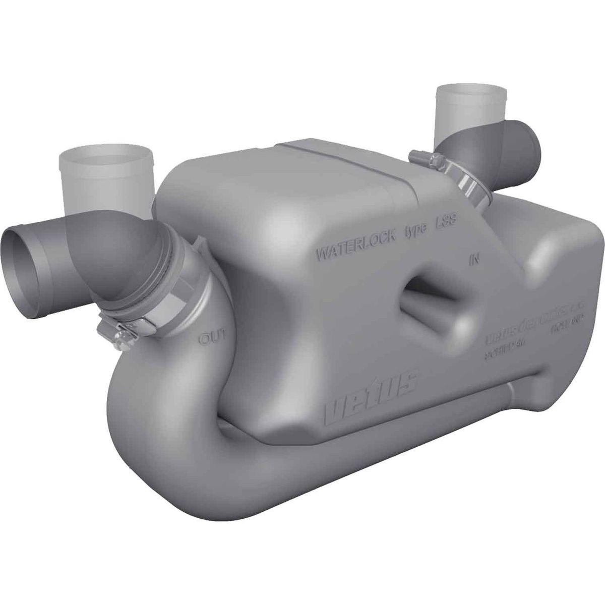 Vetus LSS45A Plastic Boat Waterlock (45mm / 7.5 Litres) 410334