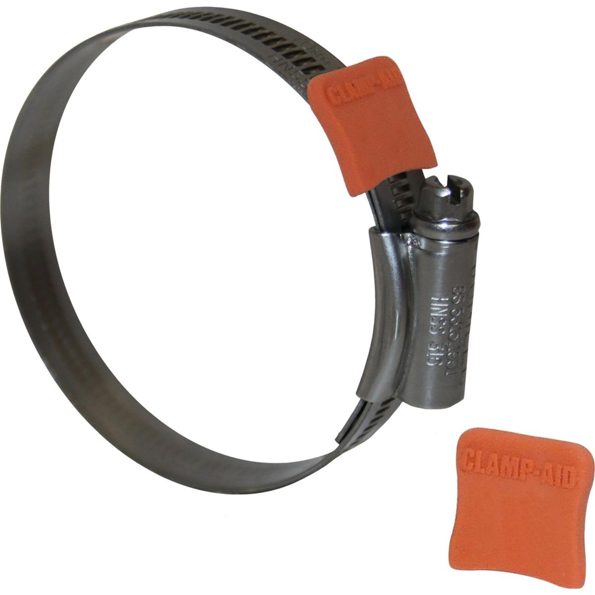 Clamp Aid Orange Hose Clip End Guards (1/2" Wide / Pack of 20) 413191