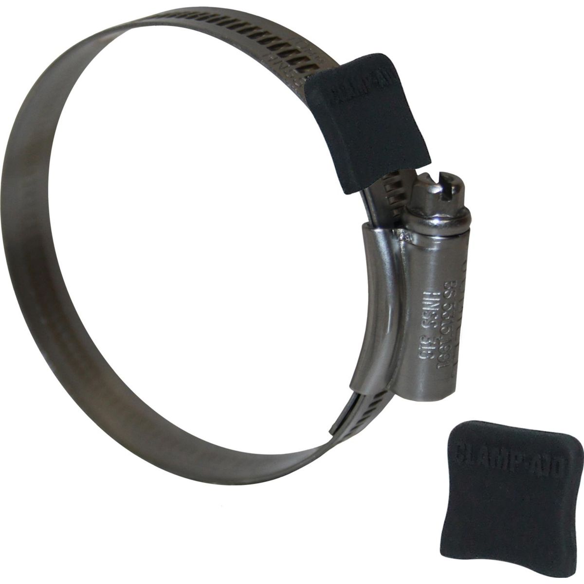 Clamp Aid Black Hose Clip End Guards (1/2" Wide / Pack of 20) 413196