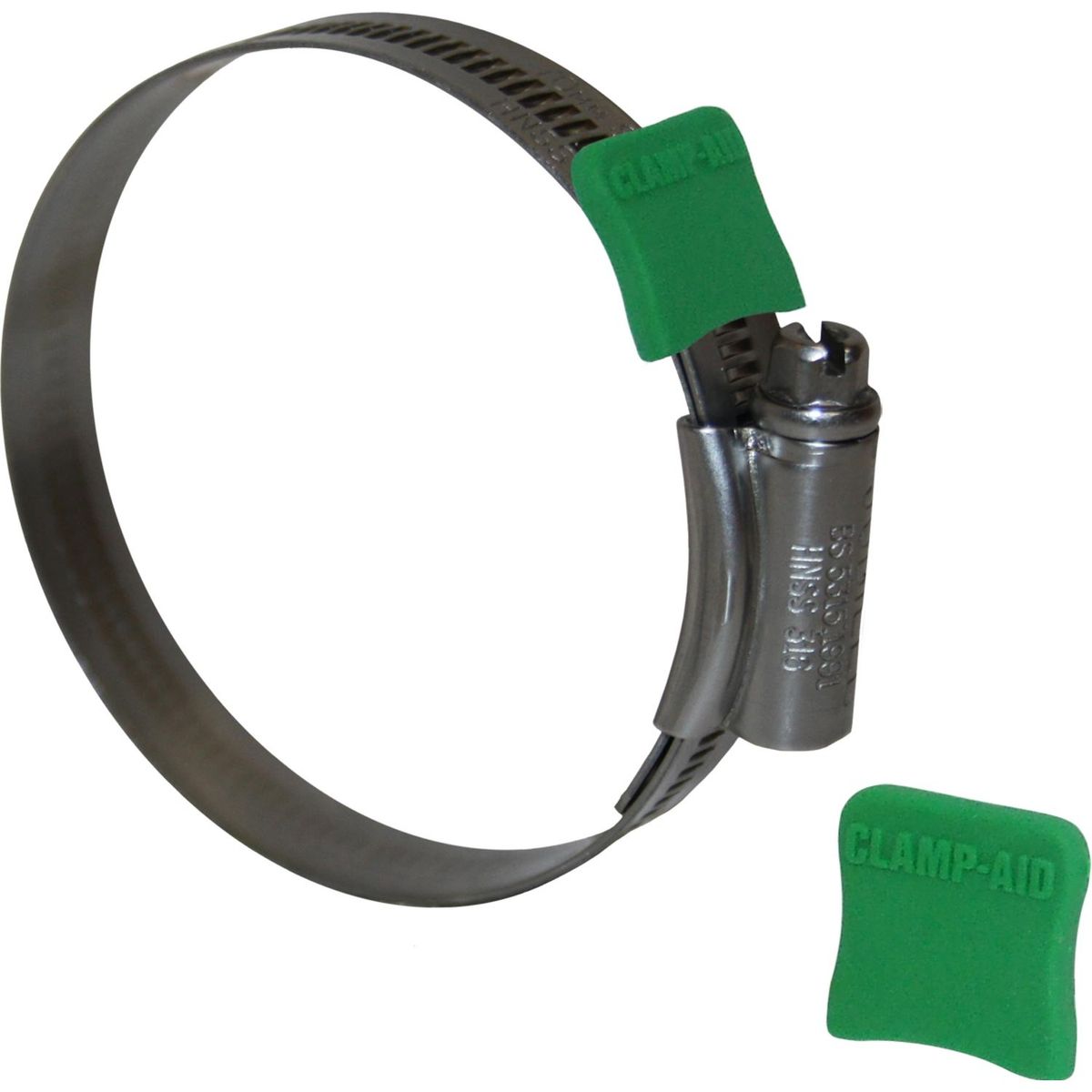 Clamp Aid Green Hose Clip End Guards (1/2" Wide / Pack of 20) 413197