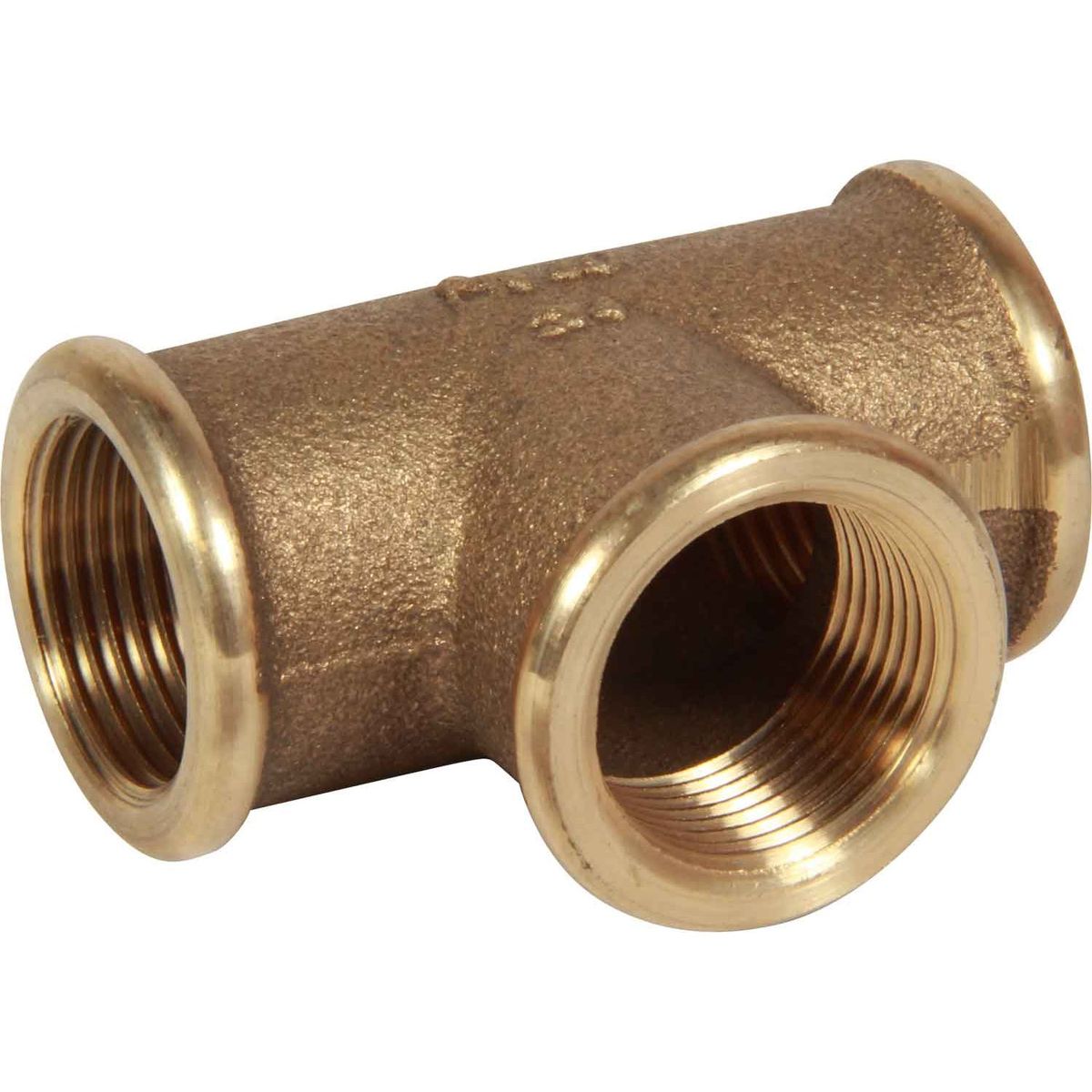 Maestrini Bronze Equal Tee Fitting (Female Ports / 3/4" BSP) 415104
