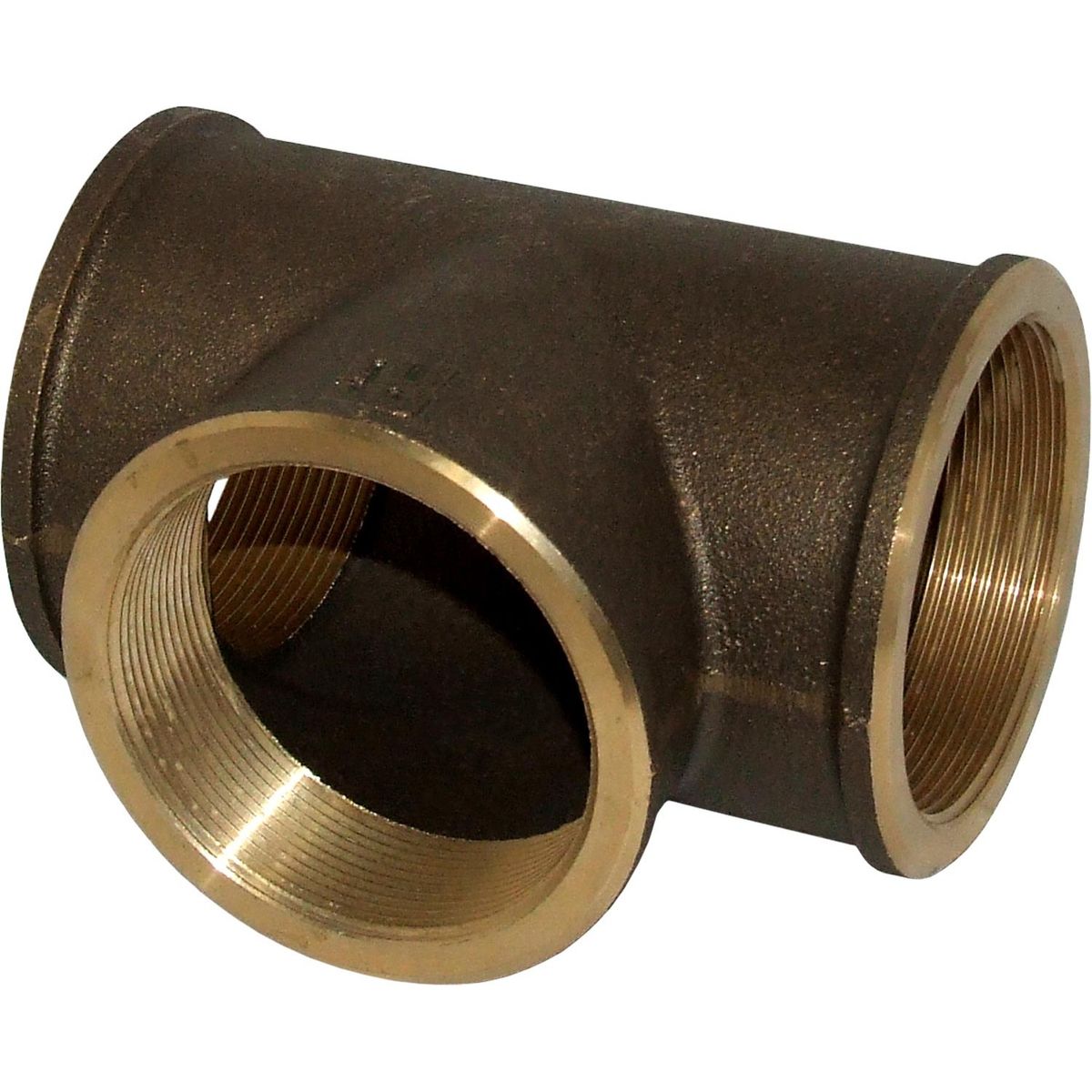 Maestrini Bronze Equal Tee Fitting (Female Ports / 2-1/2" BSP) 415109