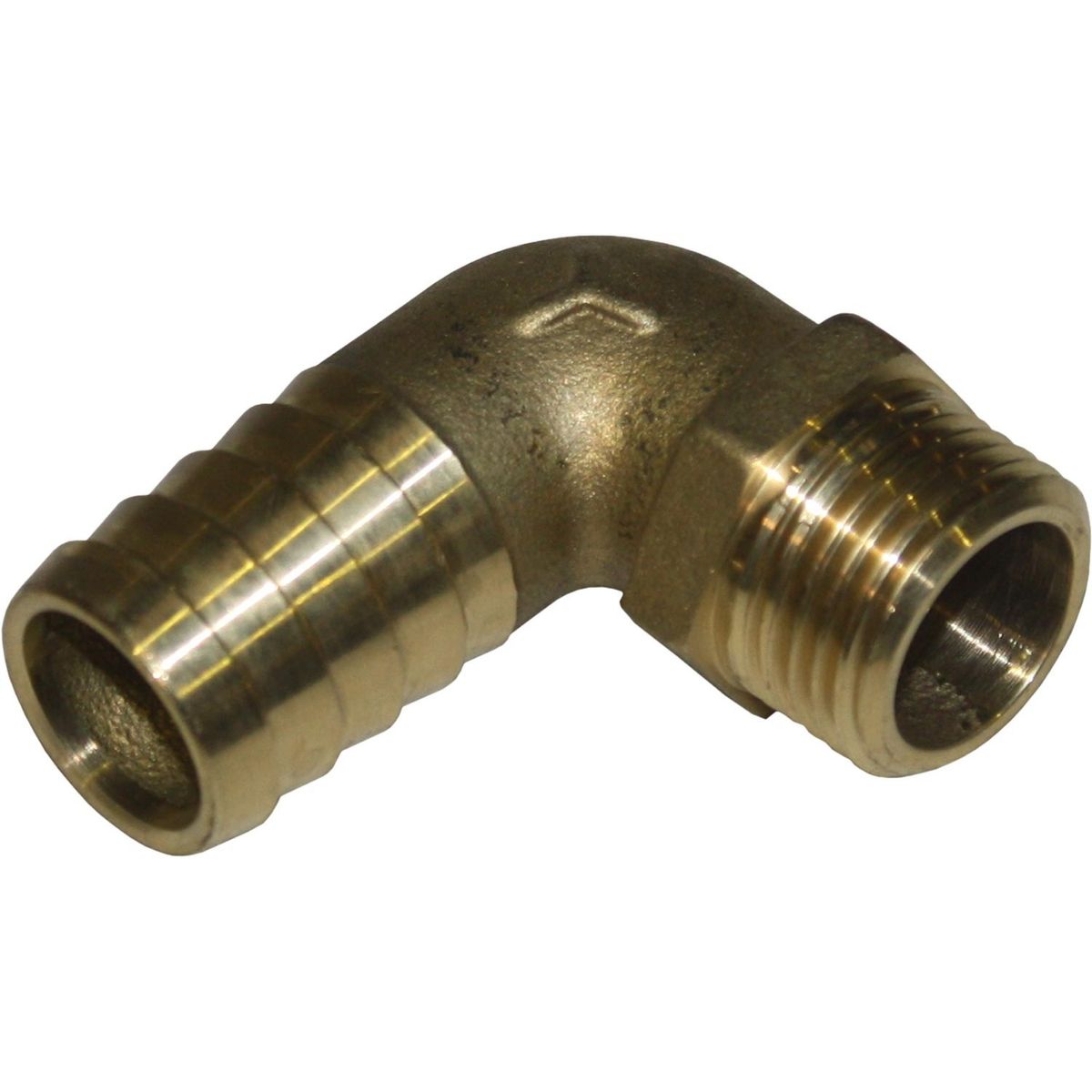 Maestrini Brass 90 Degree Hose Tail (1/2" BSP Male to 19mm Hose) 418338