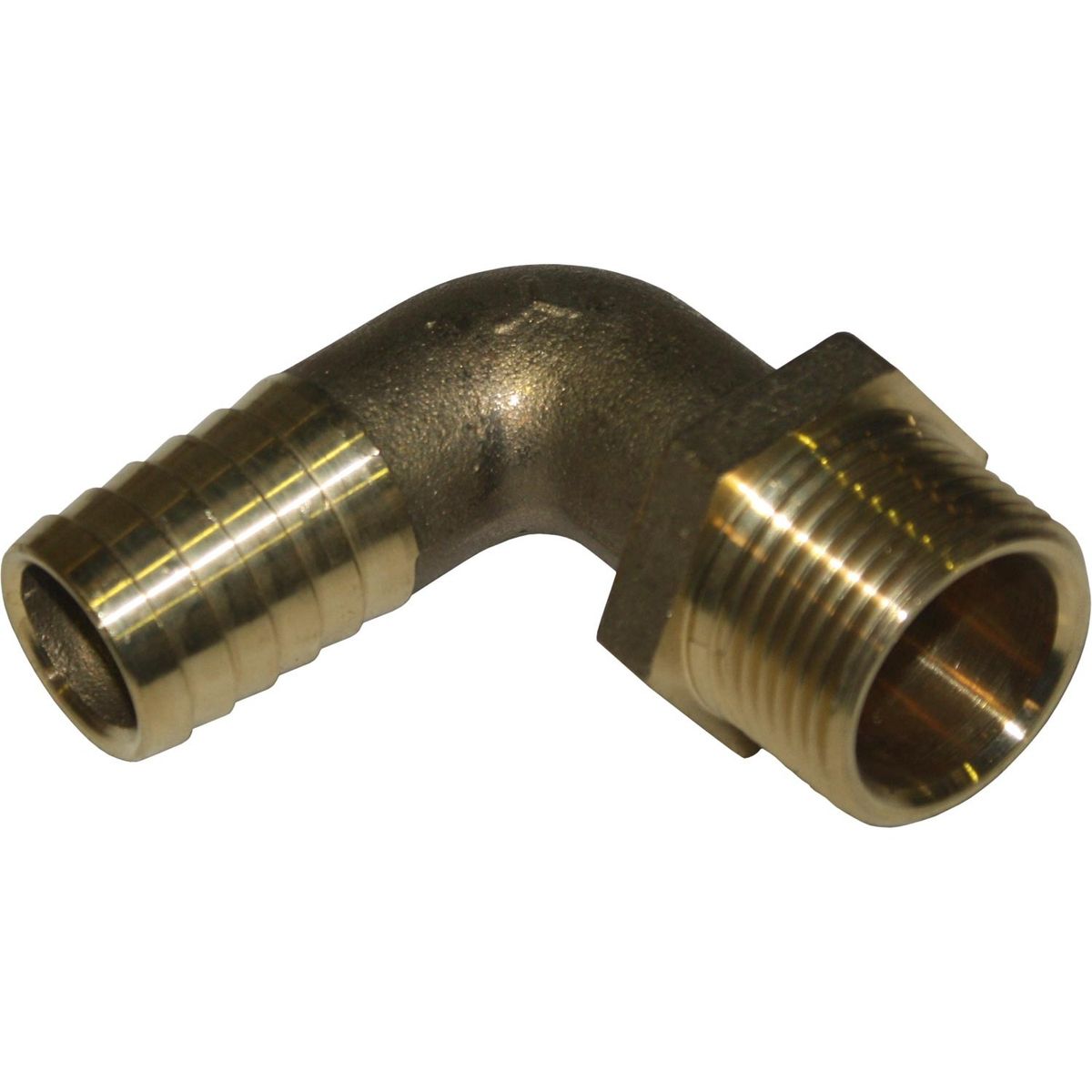 Maestrini Brass 90 Degree Hose Tail (1" BSP Male to 25mm Hose) 418354