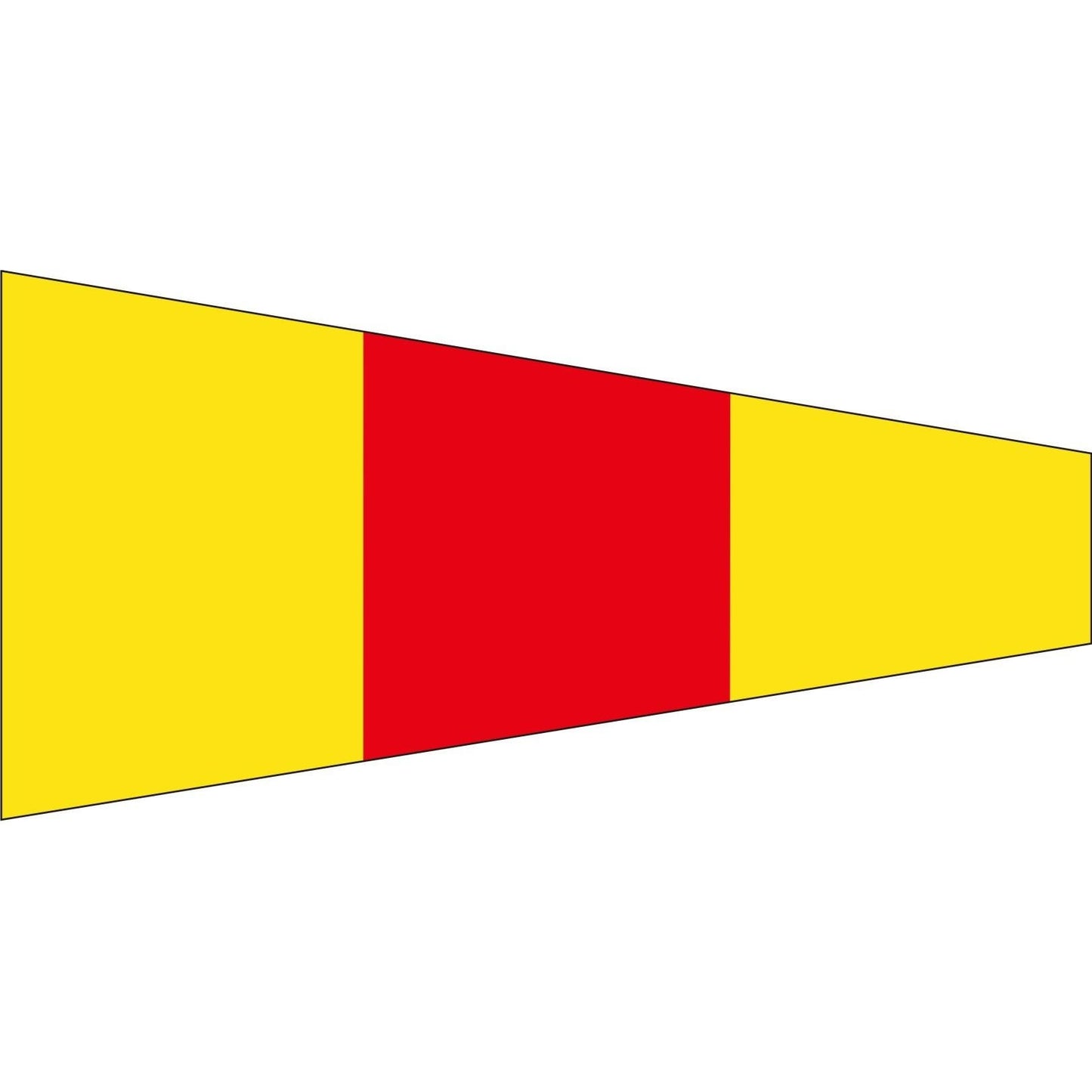 Numeral Pennant No. 0 (1/2 yard, 26x58cm)