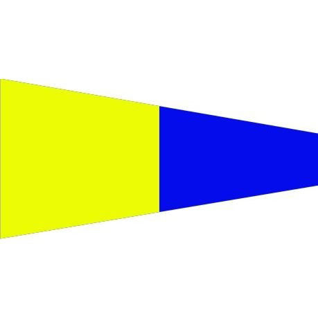 Numeral Pennant No. 5 (1/2 yard, 26x58cm)