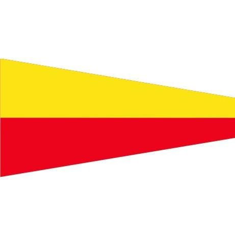 Numeral Pennant No. 7 (1/2 yard, 26x58cm)