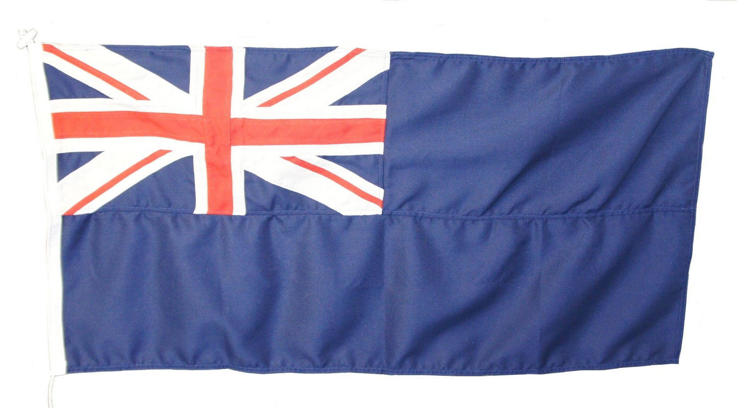 Sewn BLUE Ensign 1+1/2 Yard (68.5 x 137cm) with Toggle