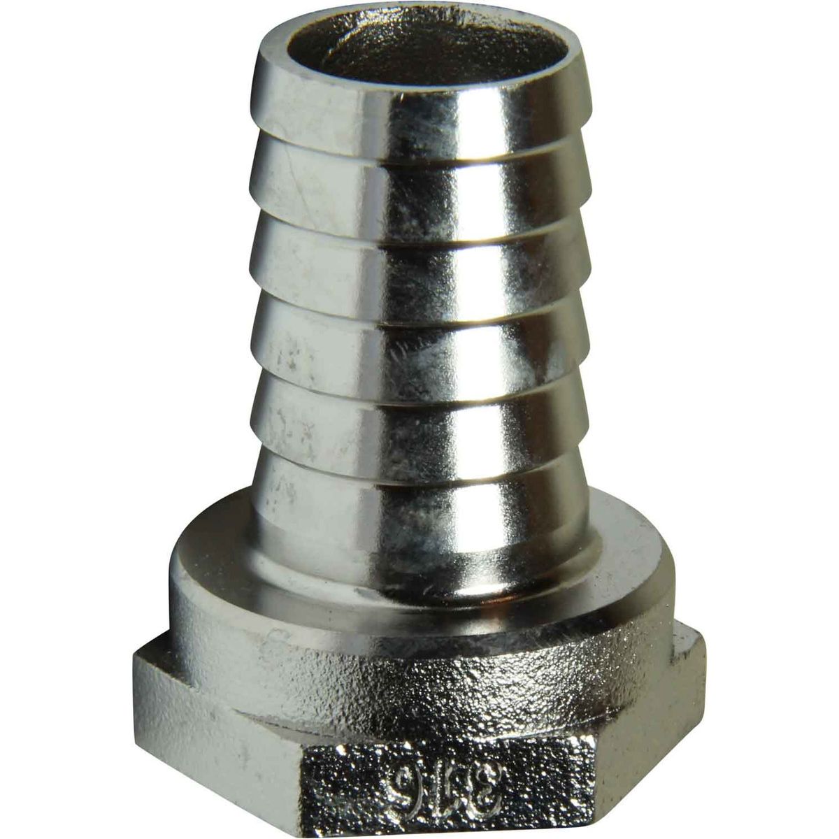 Osculati Stainless Steel 316 Hose Tail (1" BSP Female to 25mm Hose) 422254
