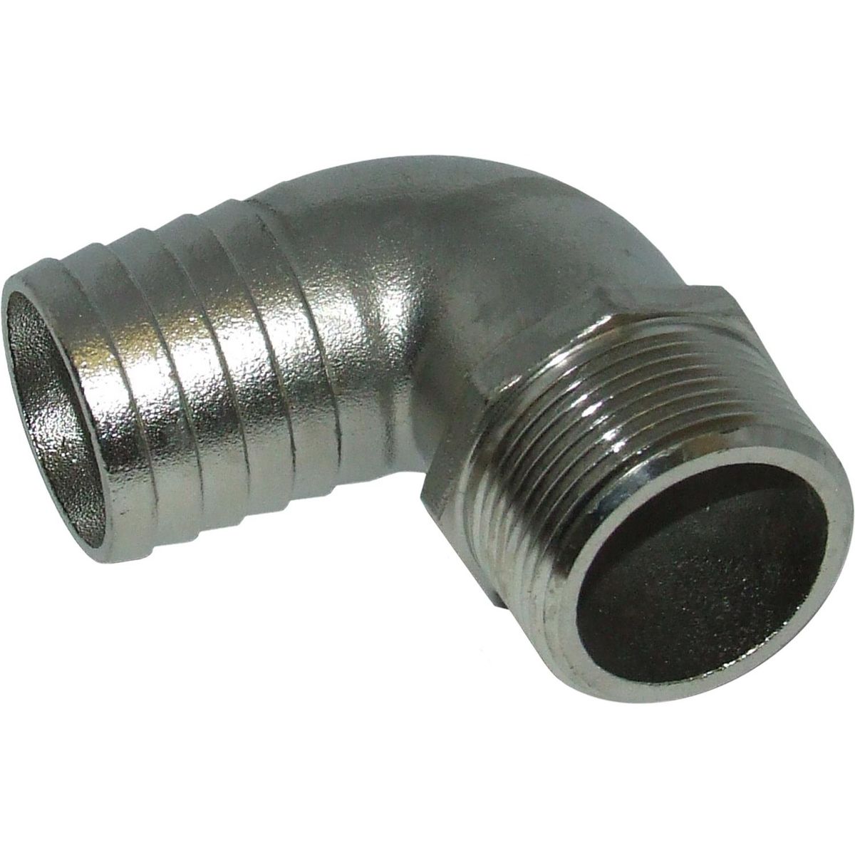 Osculati Stainless Steel 316 90 Degree Hose Tail (1-1/4" BSPM to 38mm) 422366