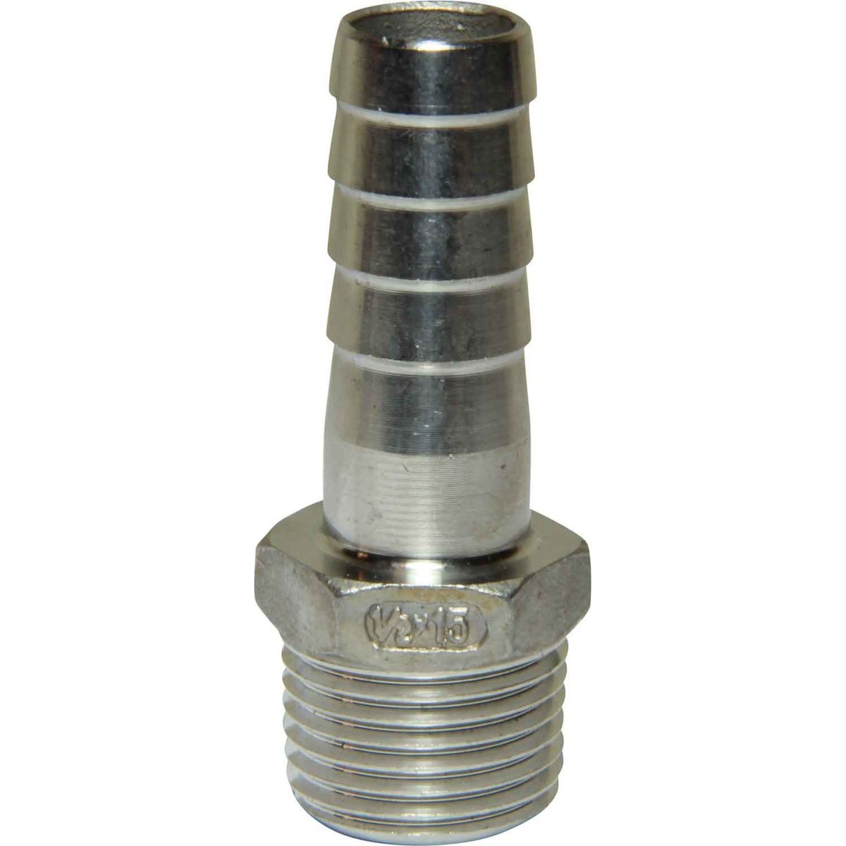 Osculati Stainless Steel 316 Hose Tail (1/2" BSPT Male to 15mm Hose) 422634
