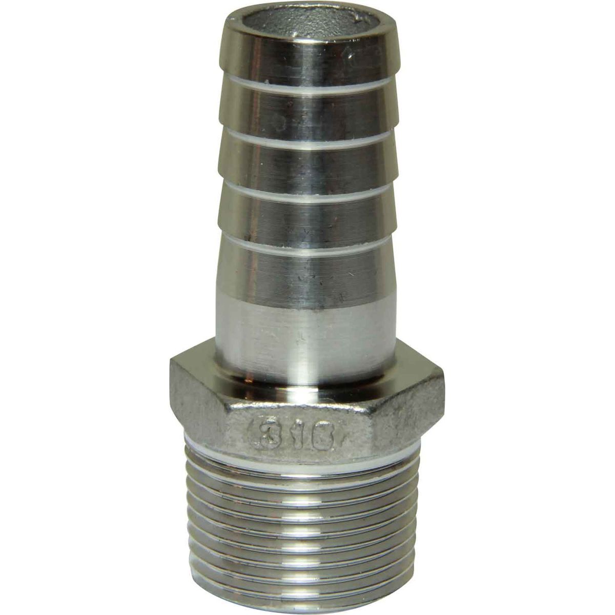 Osculati Stainless Steel 316 Hose Tail (3/4" BSPT Male to 20mm Hose) 422645