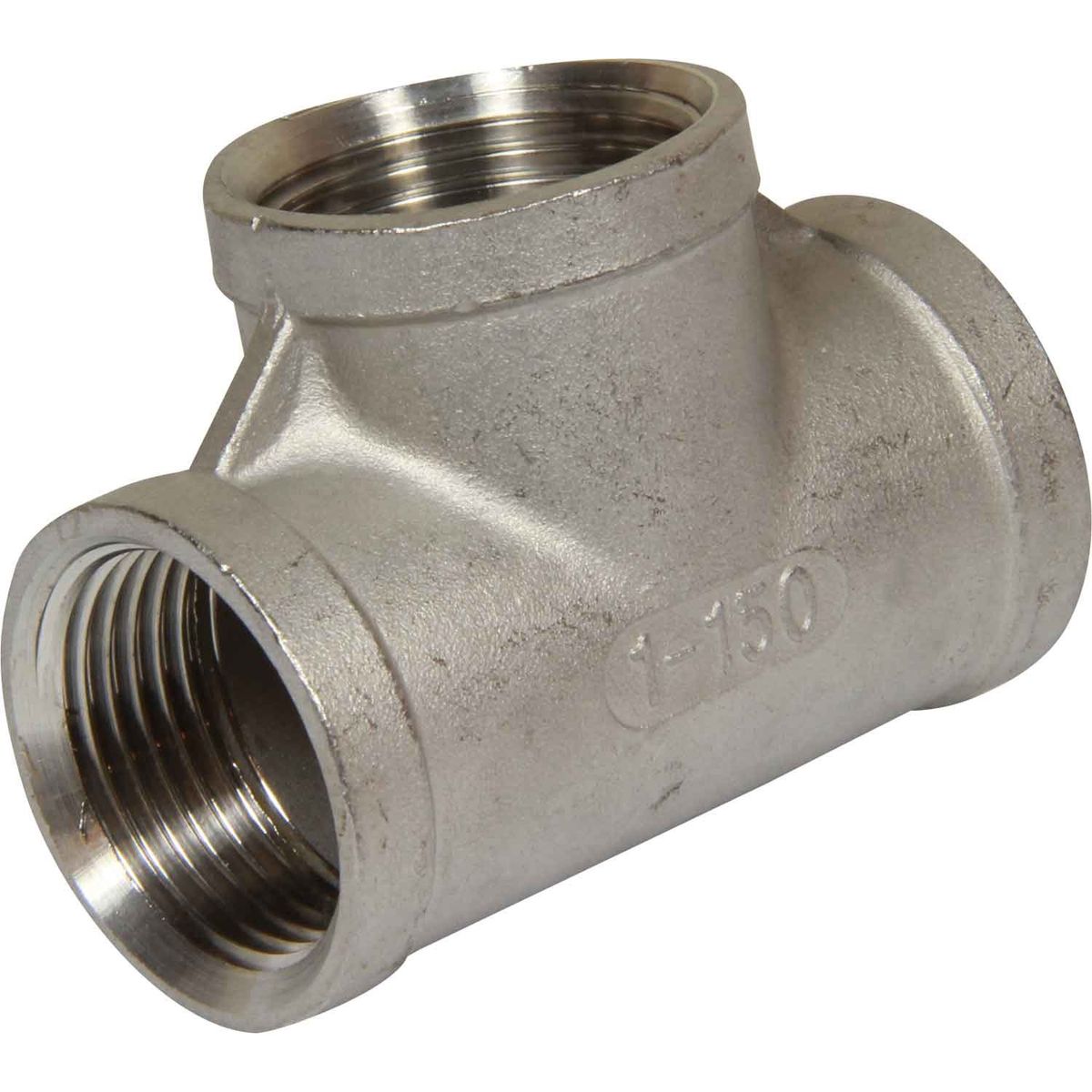 Osculati Stainless Steel 316 Equal Tee Fitting (Female Ports / 1" BSP) 423105