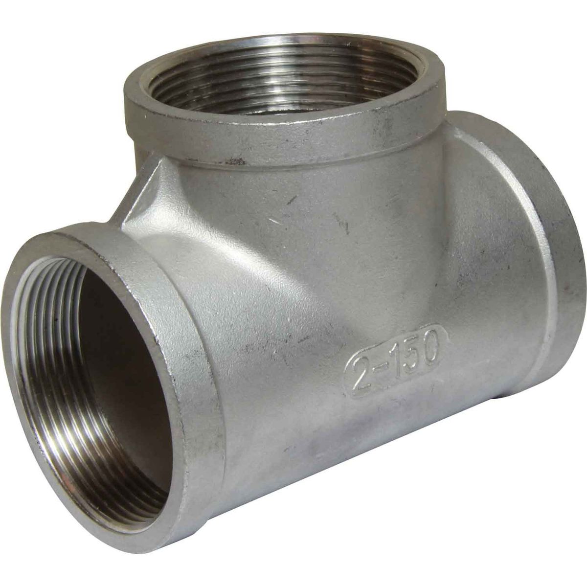 Osculati Stainless Steel 316 Equal Tee Fitting (Female Ports / 2" BSP) 423108