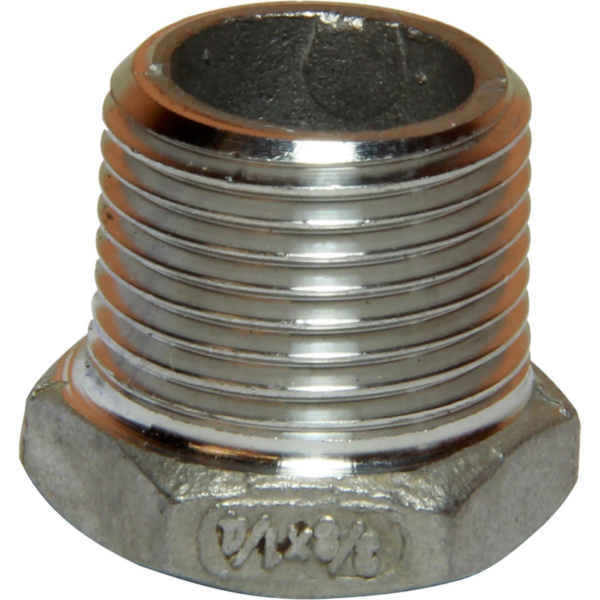 Osculati Stainless Steel 316 Reducing Bush (3/8" BSP M to 1/4" BSP F) 423504