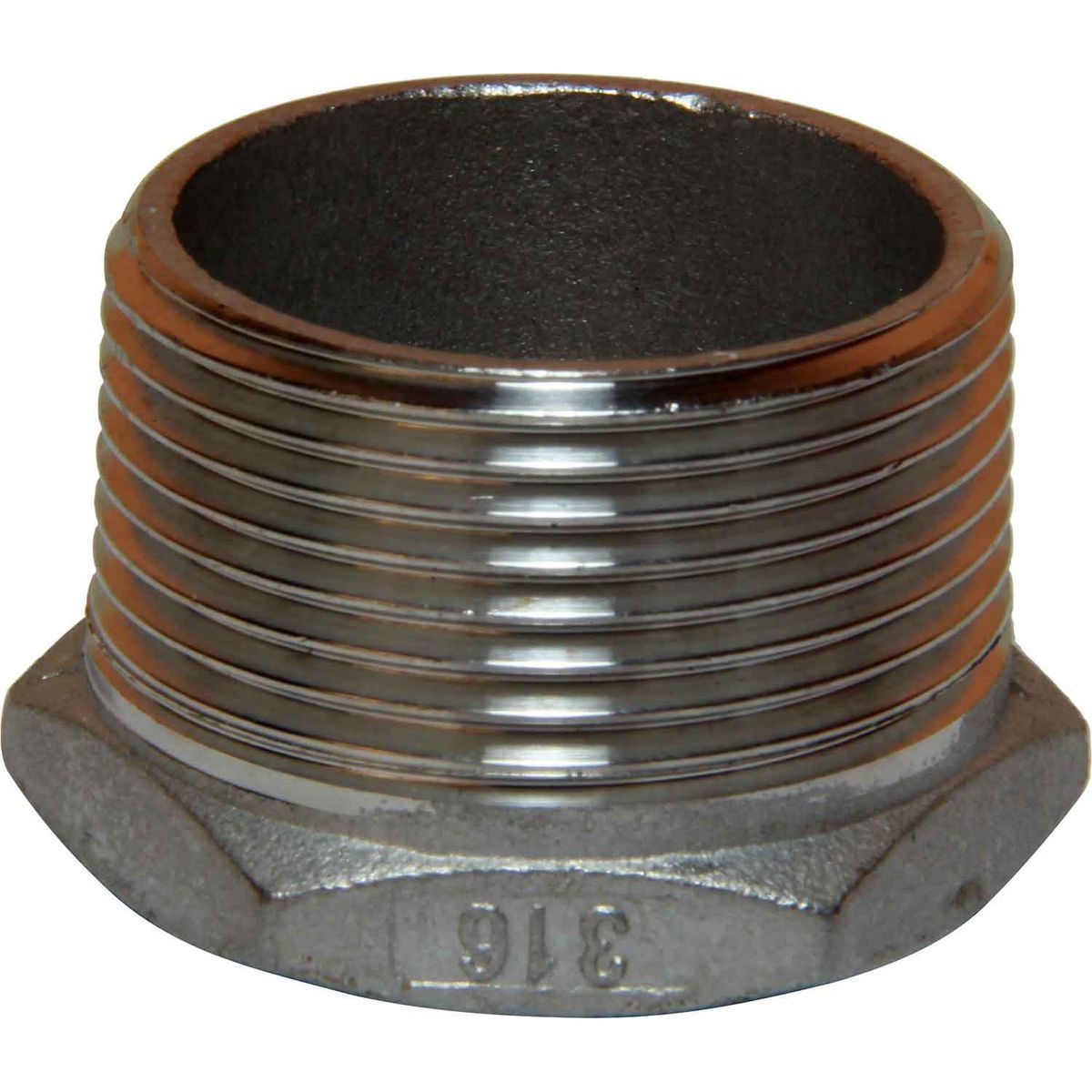Osculati Stainless Steel 316 Reducing Bush (1-1/4" BSP M to 1" BSP F) 423524
