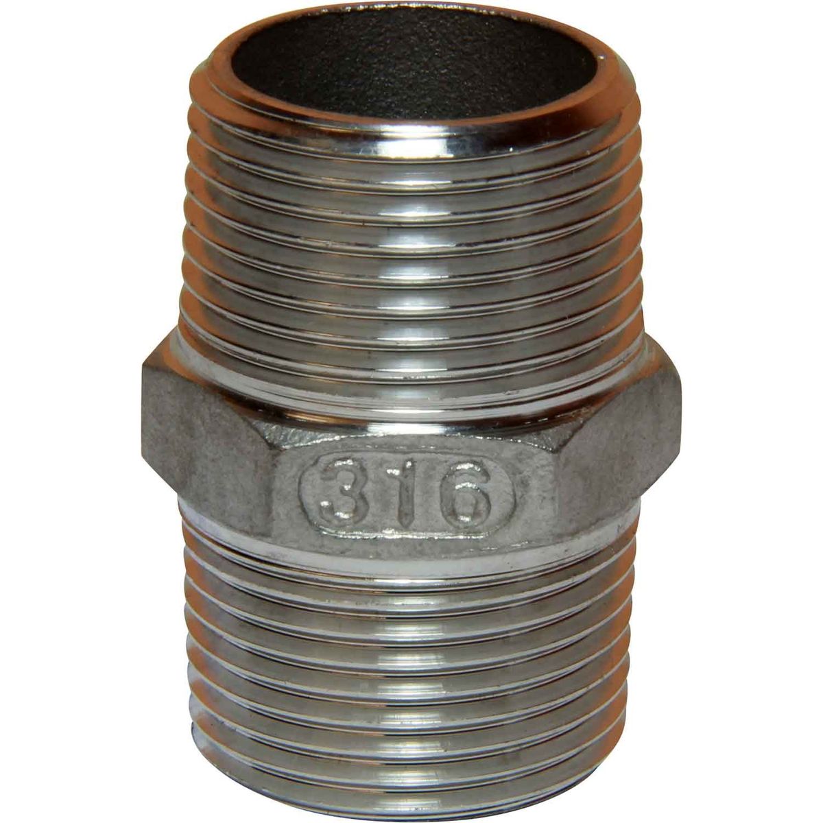 Osculati Stainless Steel 316 Equal Nipple (Male Thread / 3/4" BSP) 423604