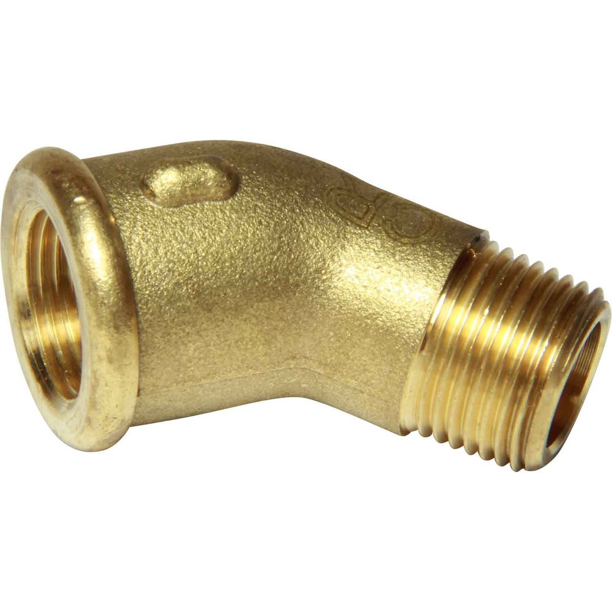 Maestrini DZR Compact 45 Degree Elbow (3/8" BSPT Male/BSPP Female) 434092