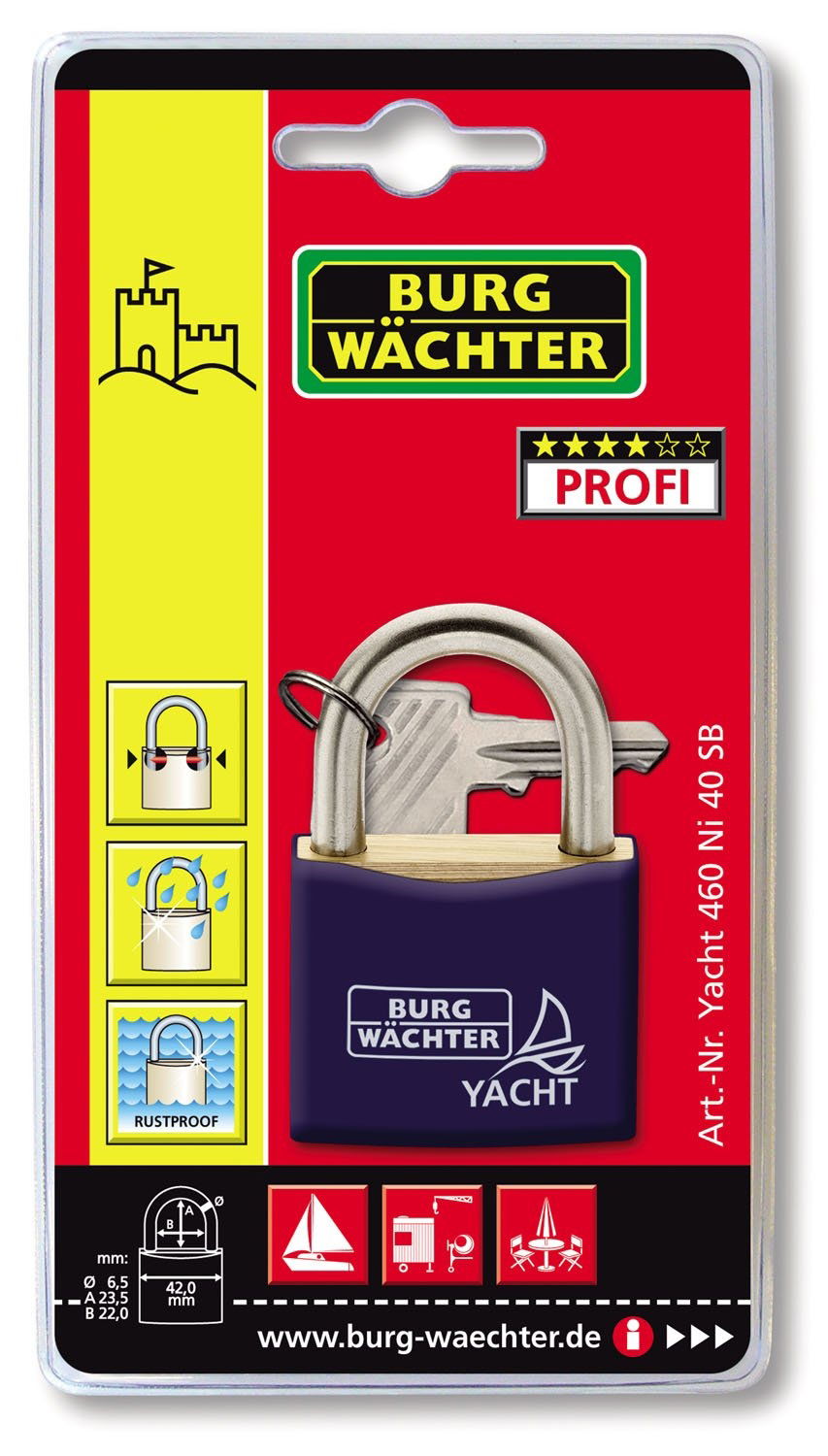 Yacht Padlock 40mm