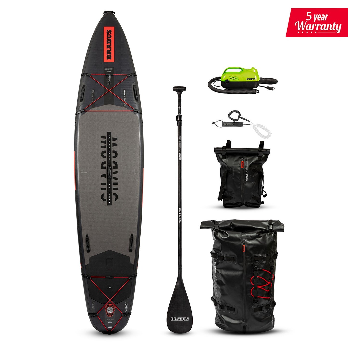 BRABUS x Jobe Shadow 11.6 Adventure SUP Limited Edition Package 486423005-PCS.