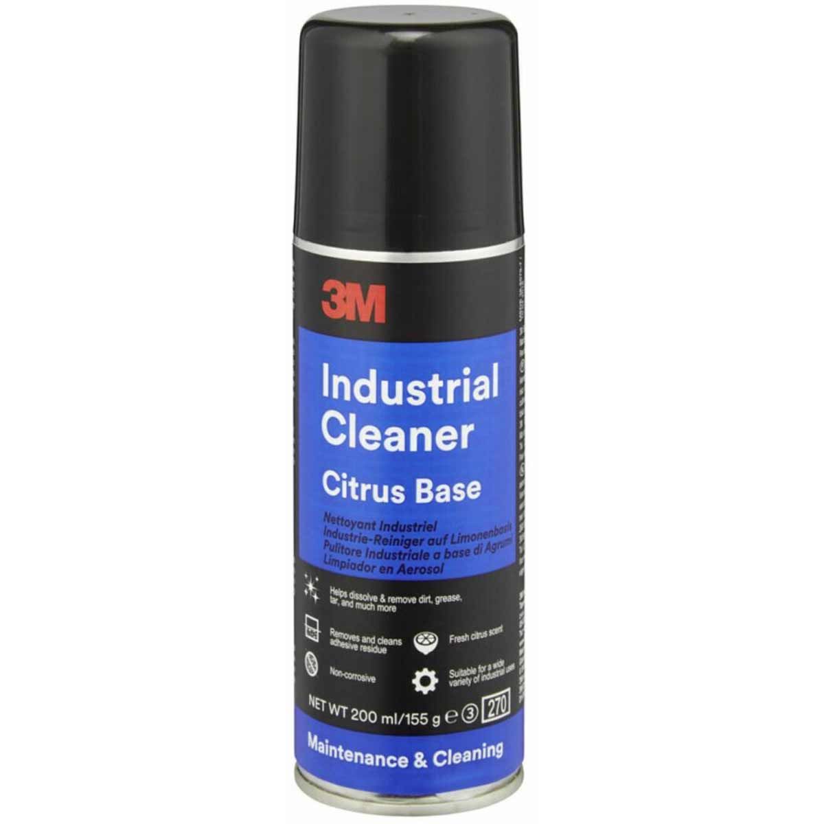 3M Industrial Cleaner Citrus Base Aerosol Spray (200ml) 5-01020