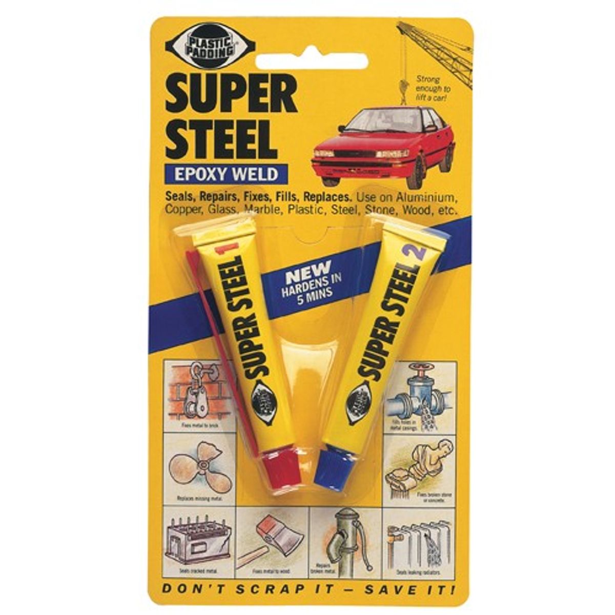Plastic Padding Super Steel Epoxy Weld Adhesive (50g) 5-21118/1