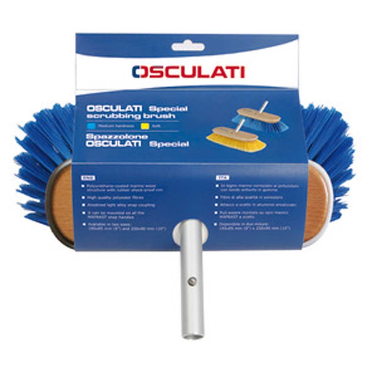 Osculati Extra Soft Fibre Scrubber Brush 195 x 85mm 5-43010