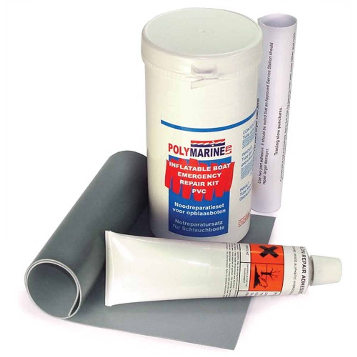 Polymarine Emergency PVC Repair Kit (Red) 5-81025
