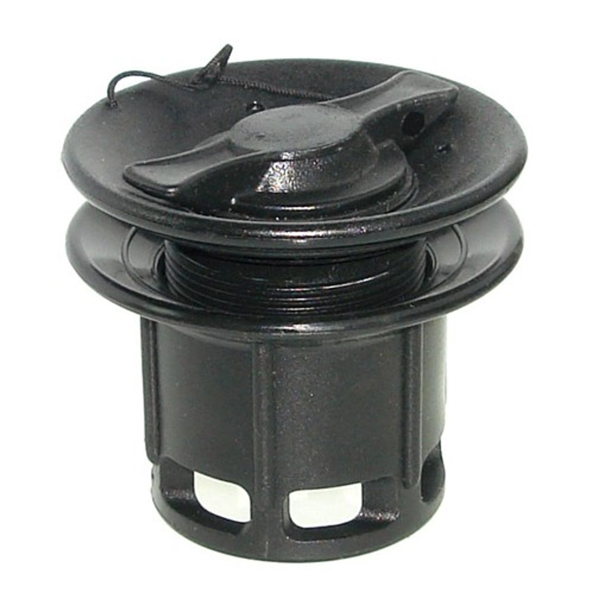 Polymarine Flush Fit Valve for Inflatable Boats (Black) 5-81150