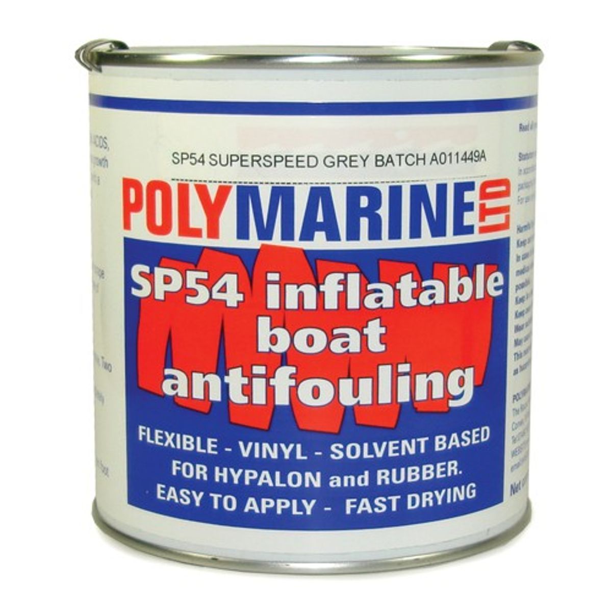 Polymarine SP54 Hypalon Antifouling Paint Black (1 Litre) 5-81270